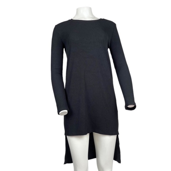 The Modern Minx Dresses & Skirts - Ribbed Sweater Dress Black